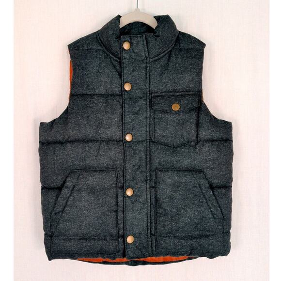 Puffer Vest Boys Hunter Green Size Small (6/7) - Picture 1 of 7